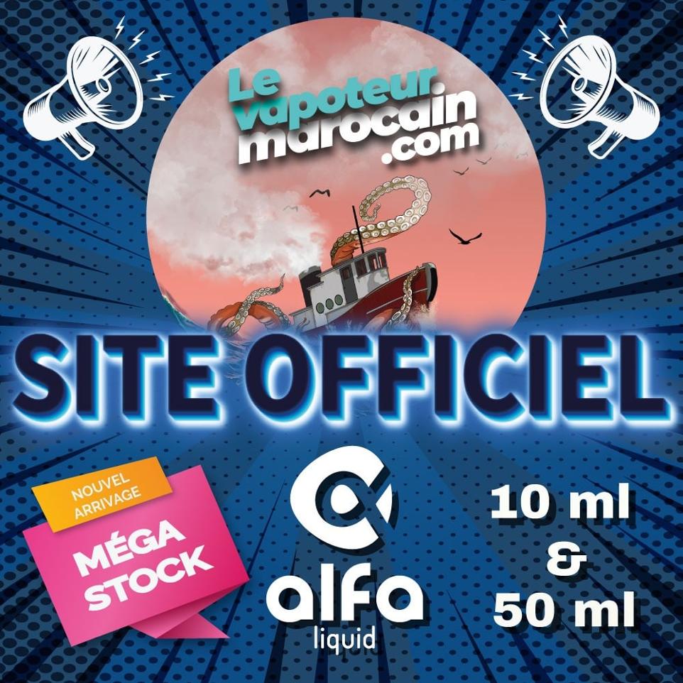 Le Vapoteur Marocain revendeur Alfaliquid E-liquides au Maroc