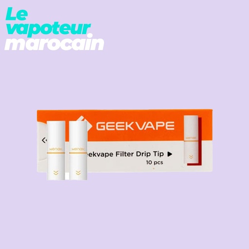 FILTRES PAPIERS POUR WENAX (20 pièces) - GEEKVAPE