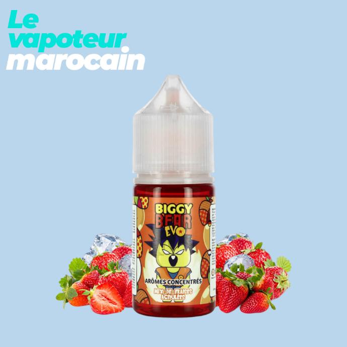 CONCENTRÉ MIX DE FRAISES ACIDULEES 30ML-BIGGY BEAR
