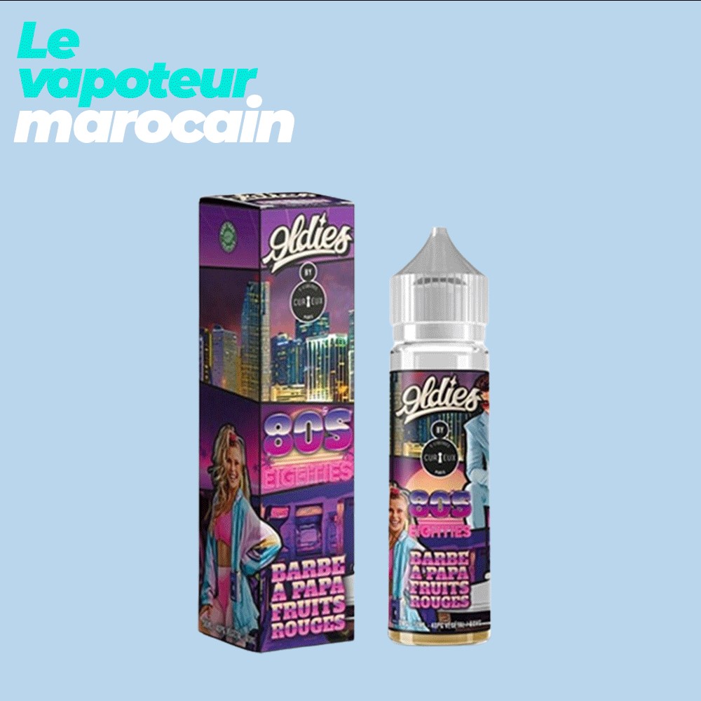 [LIQ/CUR-EIG-50ML] 80'S EIGHTIES 50ML 0MG - CURIEUX - ÉDITION OLDIES