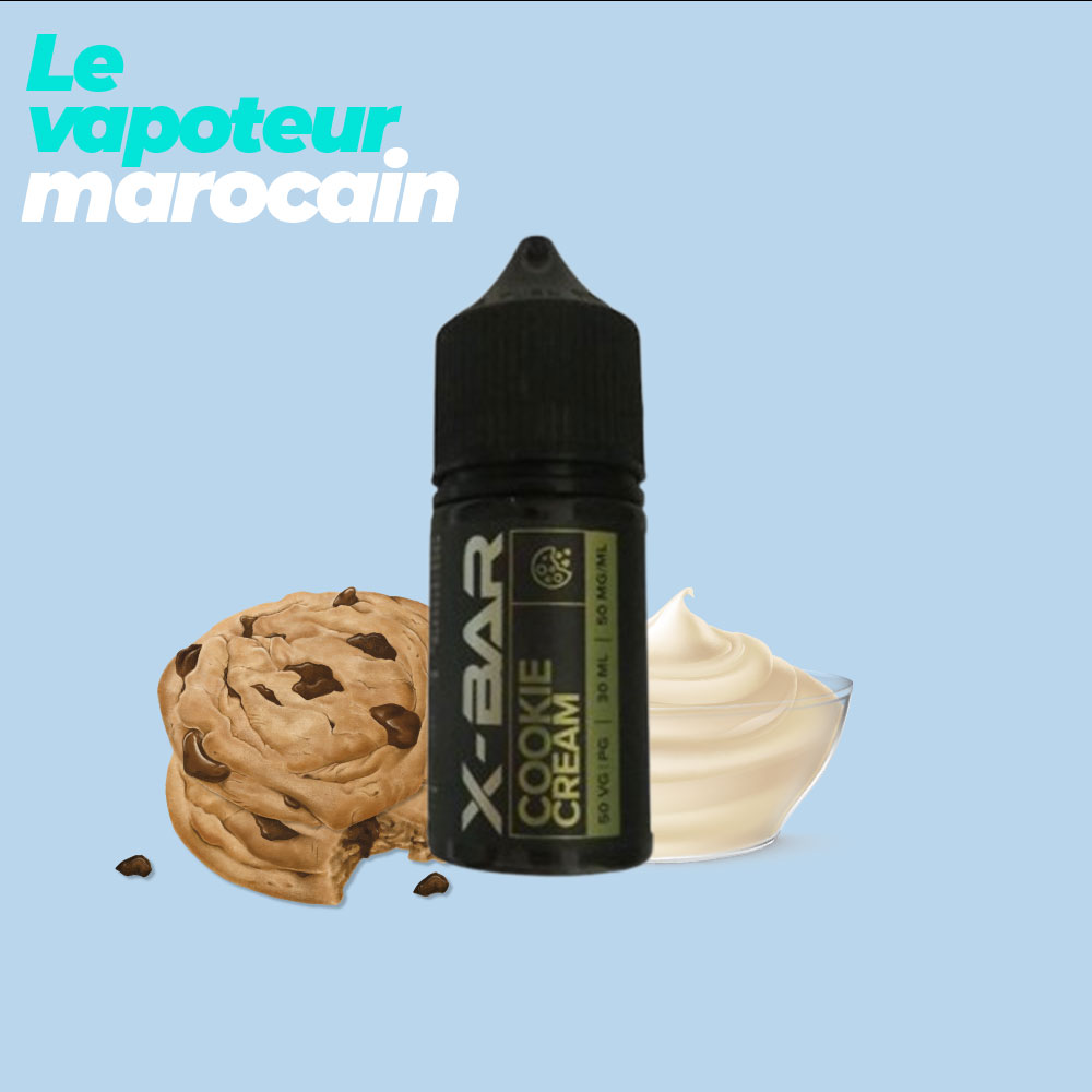 COOKIE CREAM 30ML 50mg - sel de nicotine - X-BAR