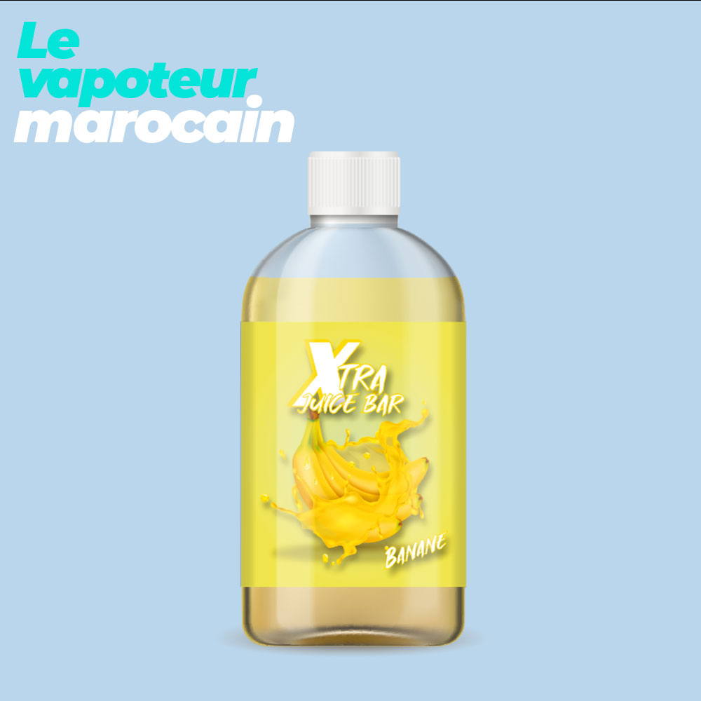 [LIQ/XJB-10-1L] BANANE 1L 0MG - XTRA JUICE BAR