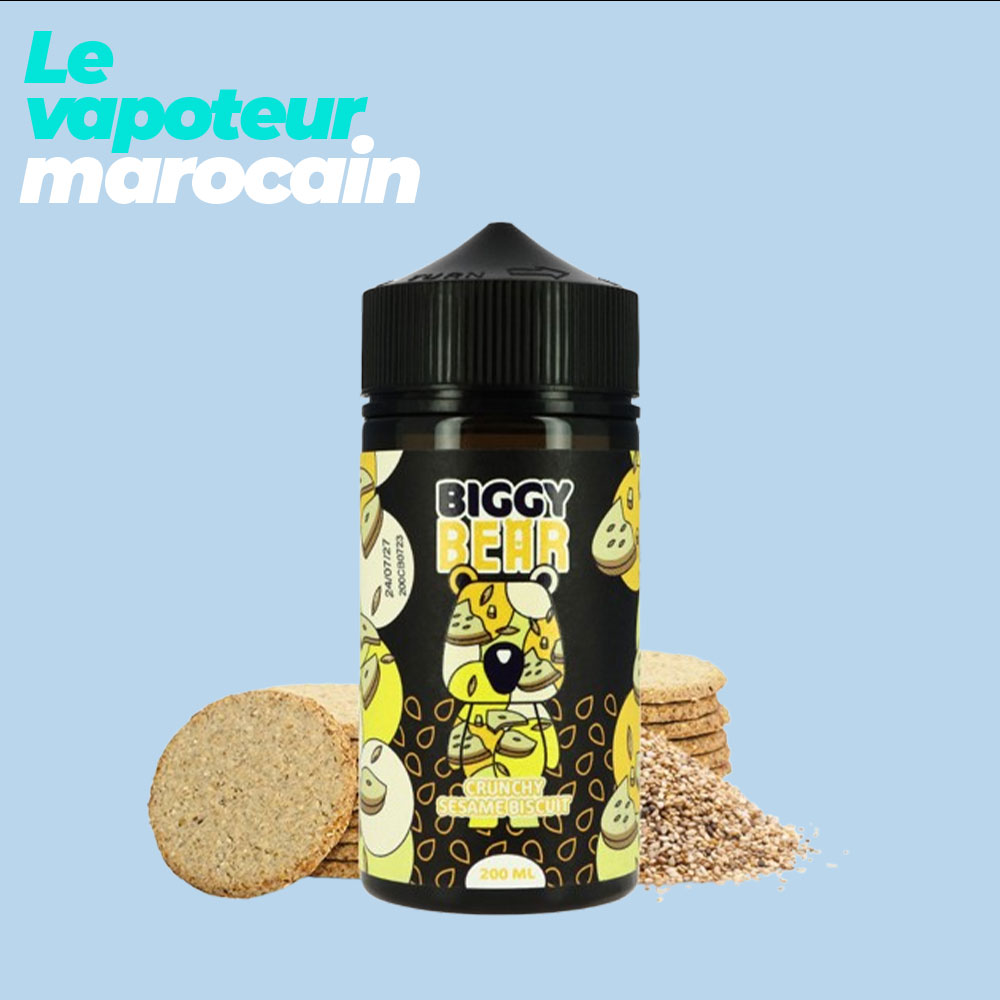 CRUNCHY SESAME BISCUIT 200ML BIGGY BEAR