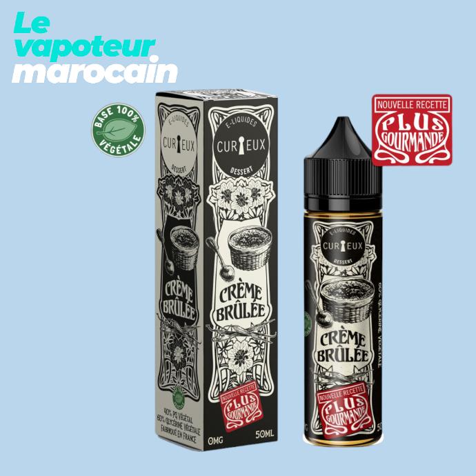 [LIQ/CUR-CRB-50ML] CRÈME BRÛLÉE 50 ML 0MG - CURIEUX - ÉDITION DESSERT