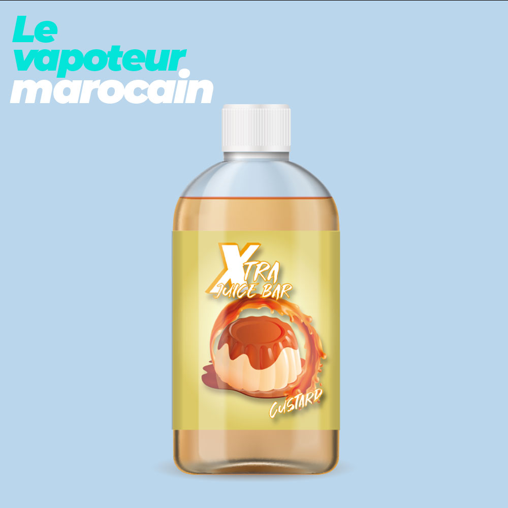 [LIQ/XJB-29-1L] CUSTARD 1L 0MG - XTRA JUICE BAR