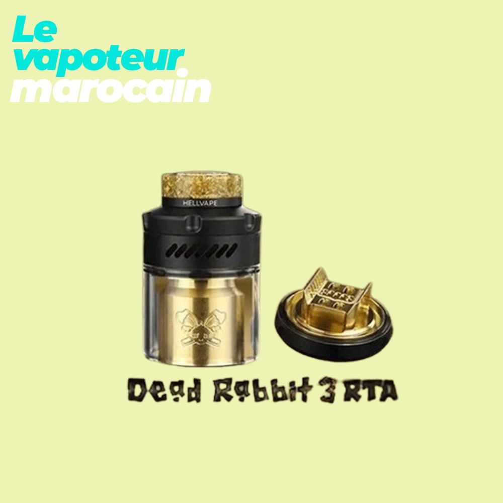 [RDA/HEL-DR3-6TH] DEAD RABBIT 3 RTA 25MM 6TH ANNIVERSARY - HELLVAPE