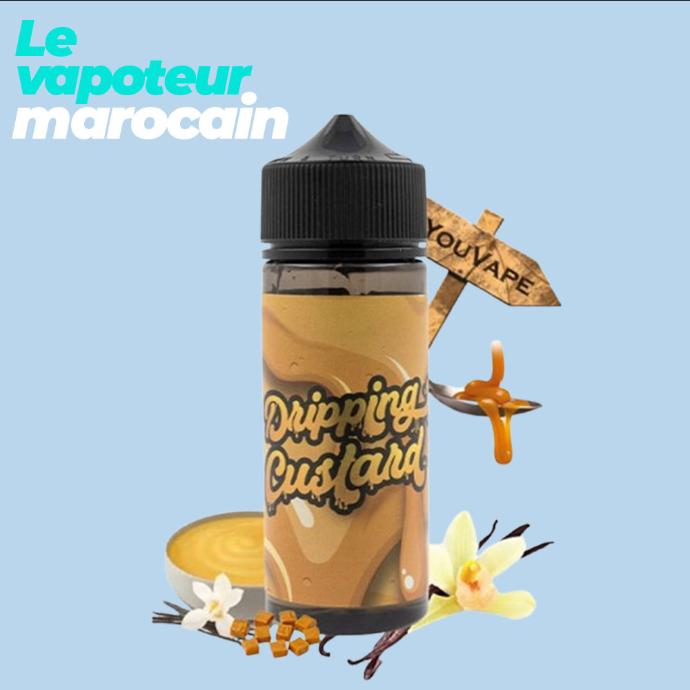 [LIQ/VAR-DRC-100ML] DRIPPING CUSTARD 100ML 0MG - VAPE ROYALE