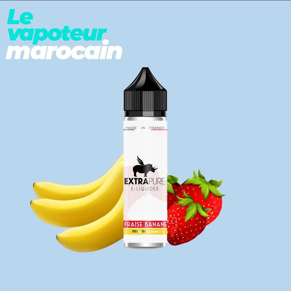 FRAISE BANANE 50ML-EXTRAPURE