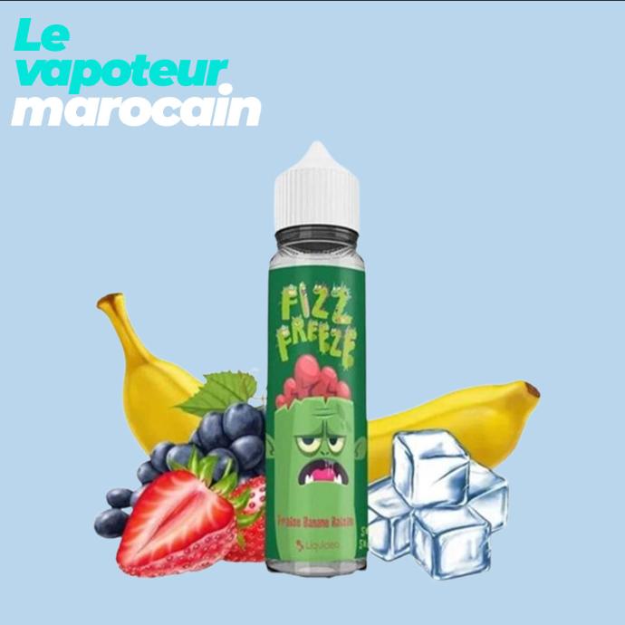 [LIQ/LIQ-FBR-50ML] FRAISE BANANE RAISIN 50ML OMG - FIZZ AND FREEZE BY LIQUIDEO