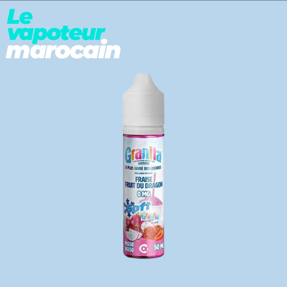 [LIQ/GRS-FFD-50ML] FRAISE FRUIT DU DRAGON 50ML 0MG - GRANITA SOFT