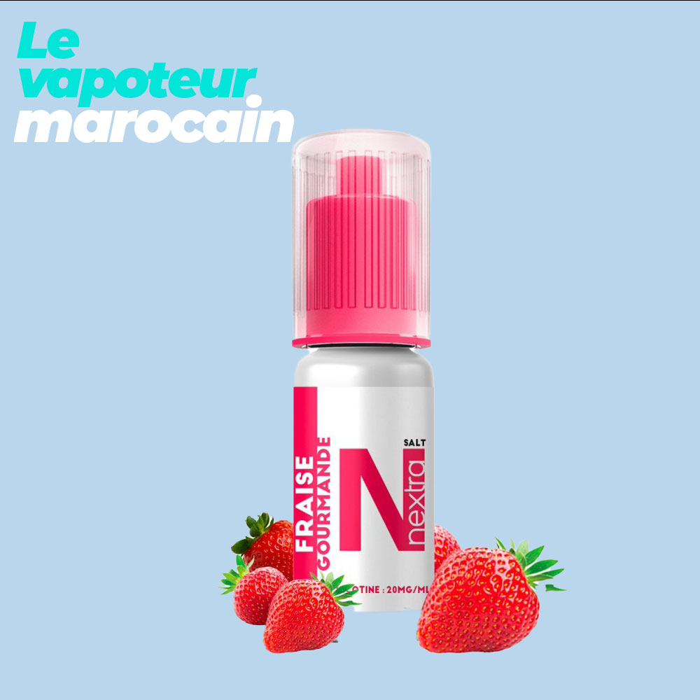 FRAISE GOURMANDE 10ML SALT - NEXTRA N+