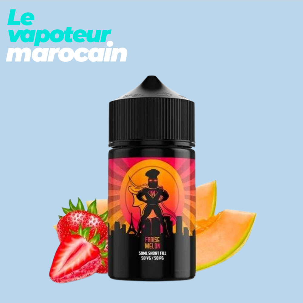 [LIQ/SUM-FRM-50ML] FRAISE MELON 50ML 0MG - SUPER MUKK