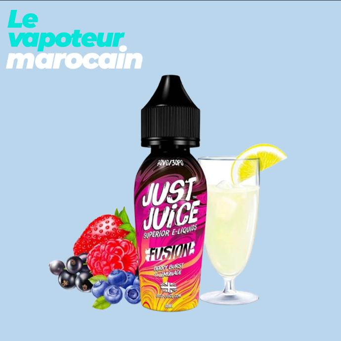 [LIQ/JUJ-BBL-50ML] BERRY BURST & LEMONADE 50ML 0MG - JUST JUICE FUSION