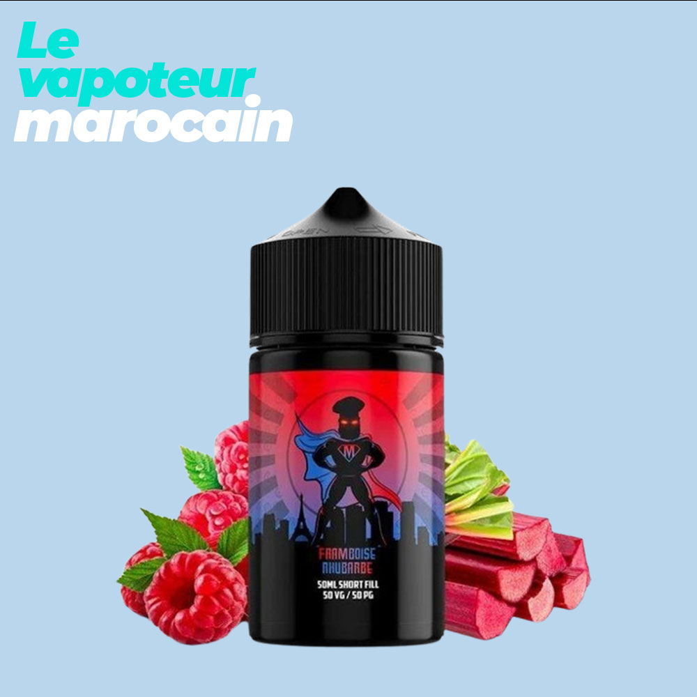 [LIQ/SUM-FRR-50ML] FRAMBOISE RHUBARBE 50ML 0MG - SUPER MUKK