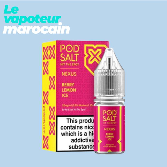 [LIQ/PSN-BLI-10ML-20MGS] BERRY LEMON ICE 10ML 20mg sel de nicotine - POD SALT NEXUS