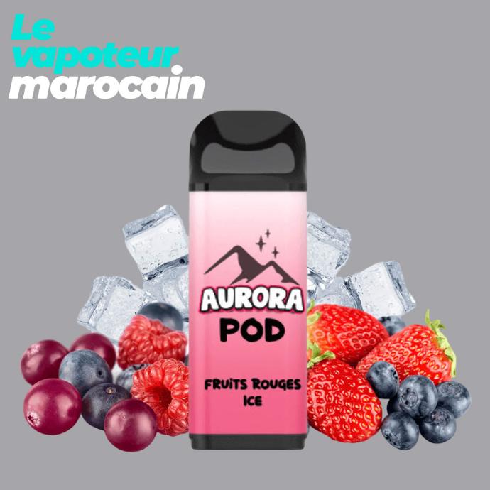 FRUITS ROUGES-7000 PUFFS-AURORA POD