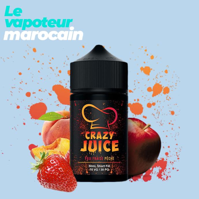 [LIQ/CRJ-FFP-50ML] FUJI FRAISE PECHE 50ML 0MG - CRAZY JUICE 70VG