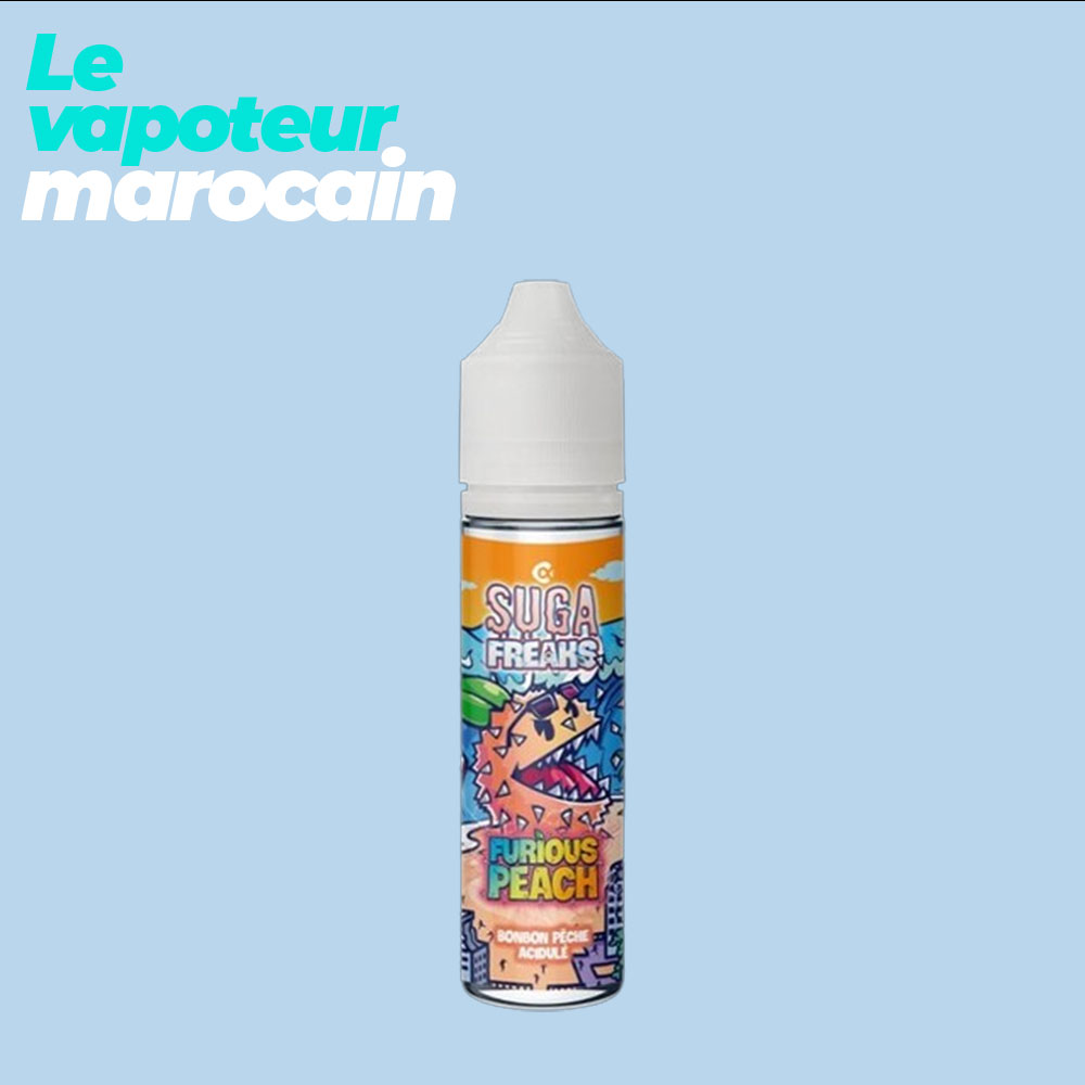[LIQ/SUG-FUP-50ML] FURIOUS PEACH 50ML 0MG - SUGAFREAKS
