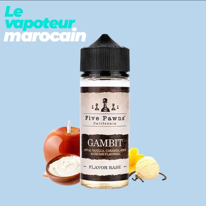 [LIQ/FIP-GAM-100ML] GAMBIT 100ML 0MG - FIVE PAWNS ORIGINAL