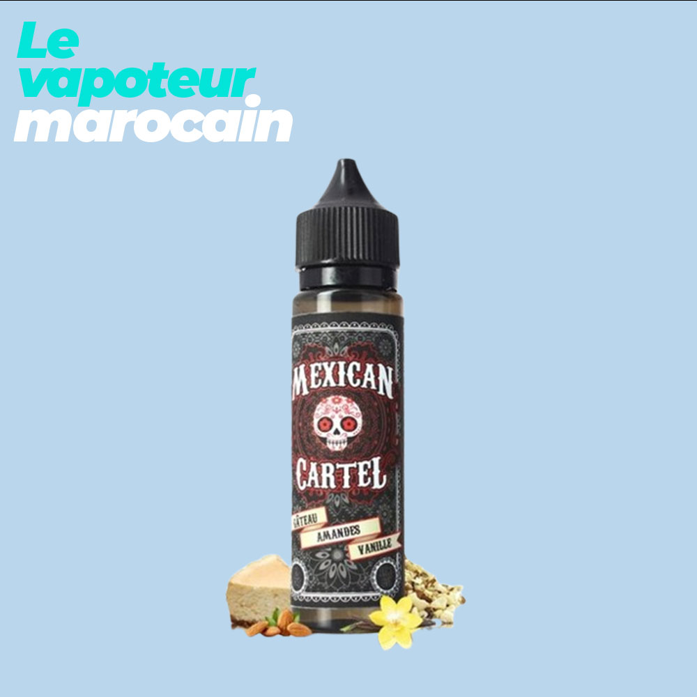 [LIQ/MEX-GAM-50ML] GATEAU AMANDES VANILLE 50ML 0MG - MEXICAN CARTEL