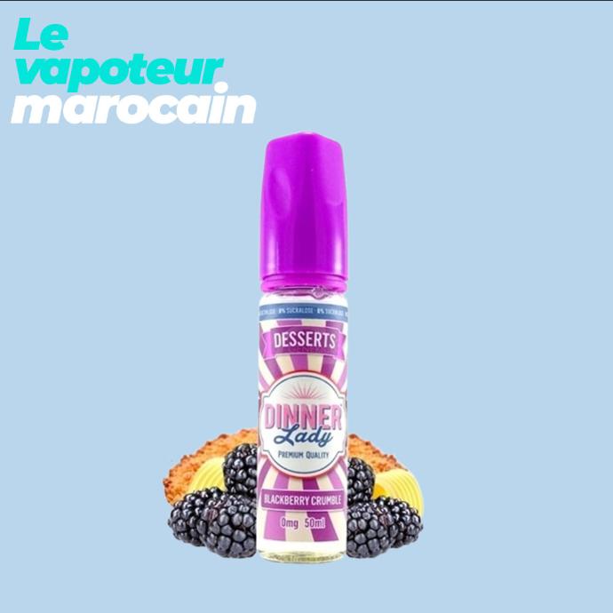 [LIQ/DIL-BLC-50ML] BLACKBERRY CRUMBLE 50ML 0MG - DINNER LADY