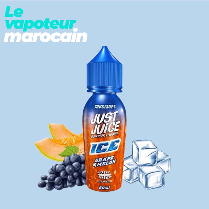 [LIQ/JUJ-GMI-50ML] GRAPE MELON ICE 50ML 0MG - JUST JUICE