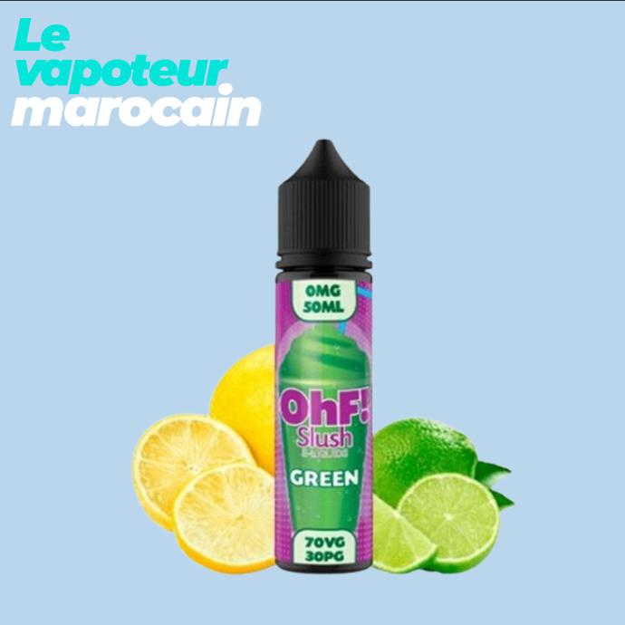 GREEN 70VG 50ML 0MG - OHF SLUSH