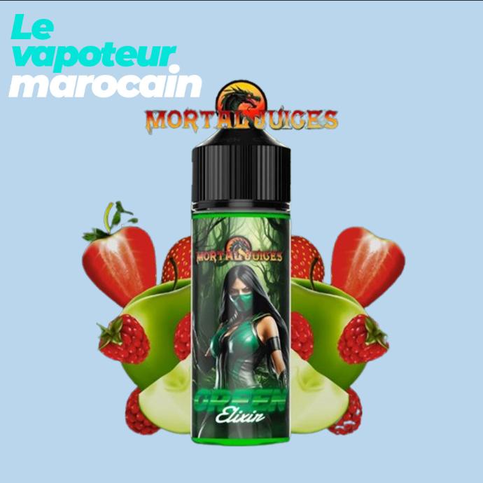 [LIQ/MOJ-GRE-100ML] GREEN ELIXIR 100ML 0MG - MORTAL JUICES