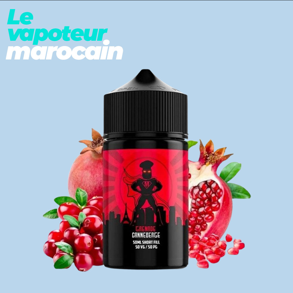[LIQ/SUM-GRC-50ML] GRENADE CANNEBERGE 50ML 0MG - SUPER MUKK