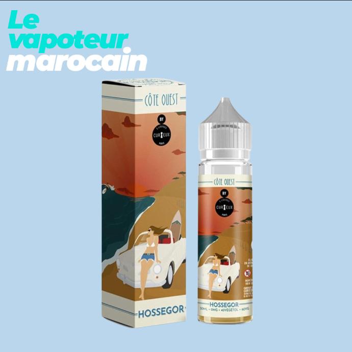 [LIQ/CUR-HOS-50ML] HOSSEGOR 50ML 0MG - CURIEUX - ÉDITION CÔTE OUEST