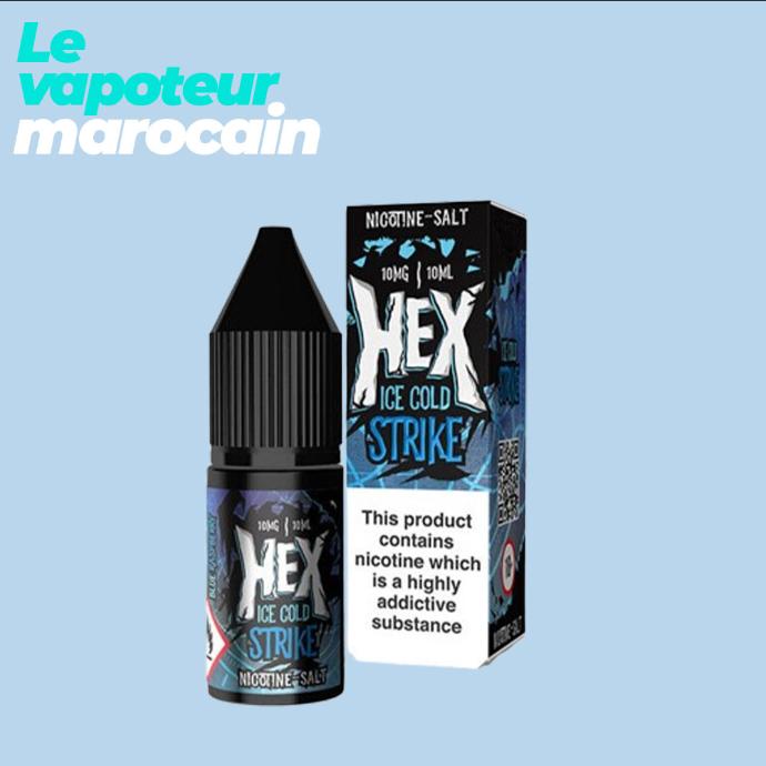 [LIQ/HES-IGS-10ML-20MG] ICE GOLD STRIKE 10ML 20mg sel de nicotine - HEX SALT