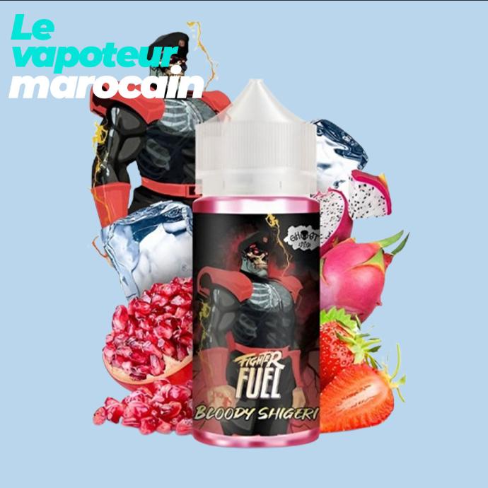 [FUE-BLS-100ML] BLOODY SHIGERI 100ML 0MG - FIGHTER FUEL