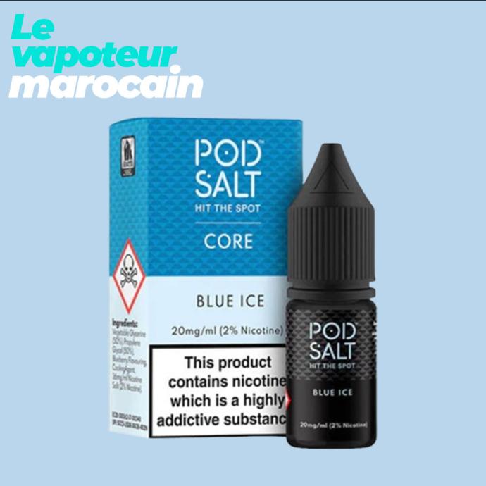 [LIQ/PSH-BLI-10ML-20MGS] BLUE ICE 10ML 20 mg sel de nicotine - POD SALT