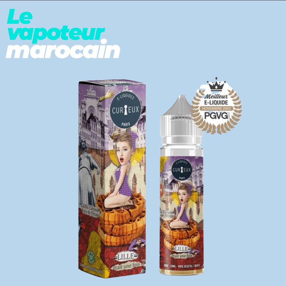 [LIQ/CUR-LEF-50ML] LILLE ETAIT UNE FOIS 50ML 0MG - CURIEUX - ÉDITION HEXAGONE