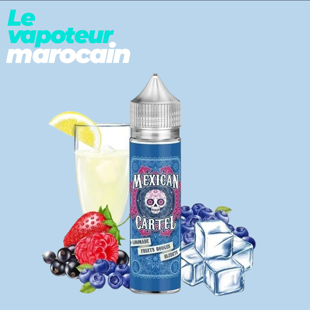 [LIQ/MEX-LRB-50ML] LIMONADE FRUITS ROUGES BLEUETS 50ML 0MG - MEXICAN CARTEL