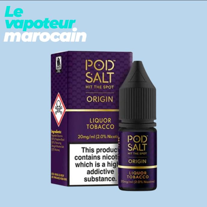 [LIQ/PSH-LIT-10ML-20MGS] LIQUOR TOBACCO 10ML - POD SALT HIT THE SPOT