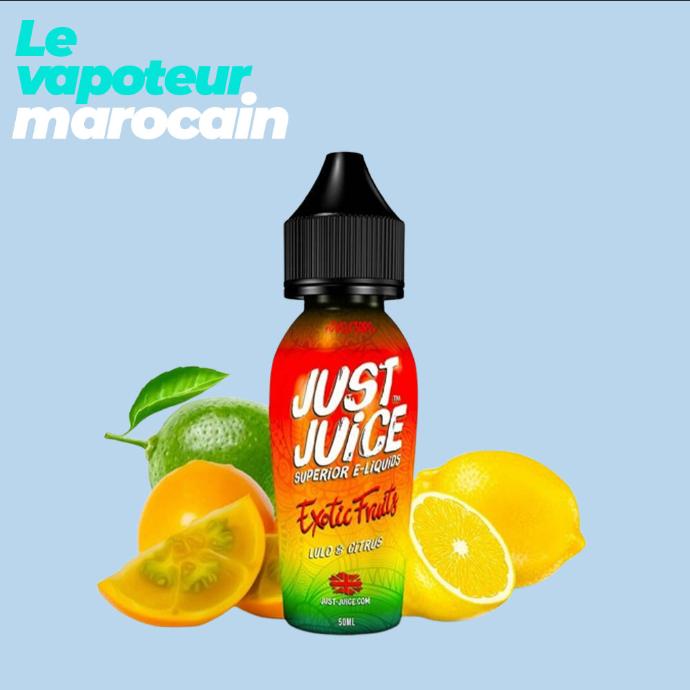 [LIQ/JUJ-LIC-50ML] LULO & CITRUS 50ML 0MG - JUST JUICE EXOTIC FRUITS