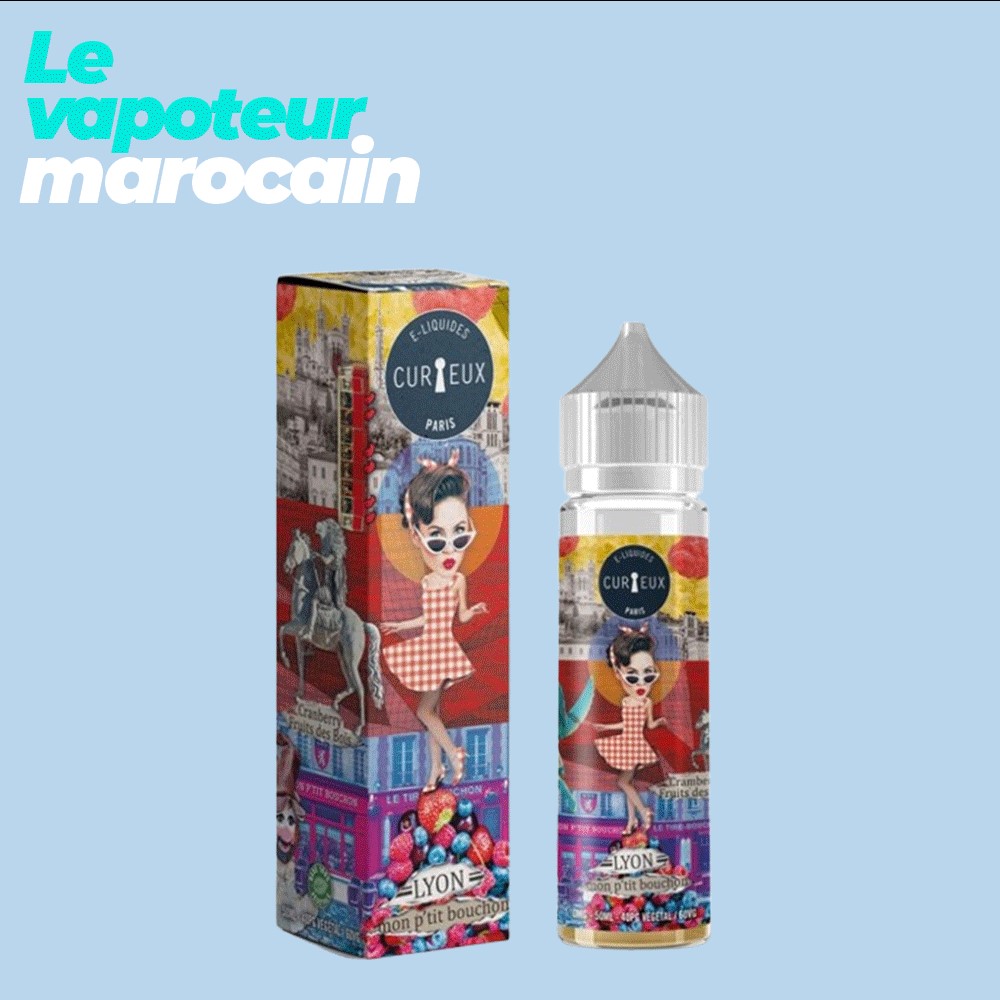 [LIQ/CUR-LPB-50ML] LYON, MON PTIT BOUCHON 50ML 0MG - CURIEUX - ÉDITION HEXAGONE