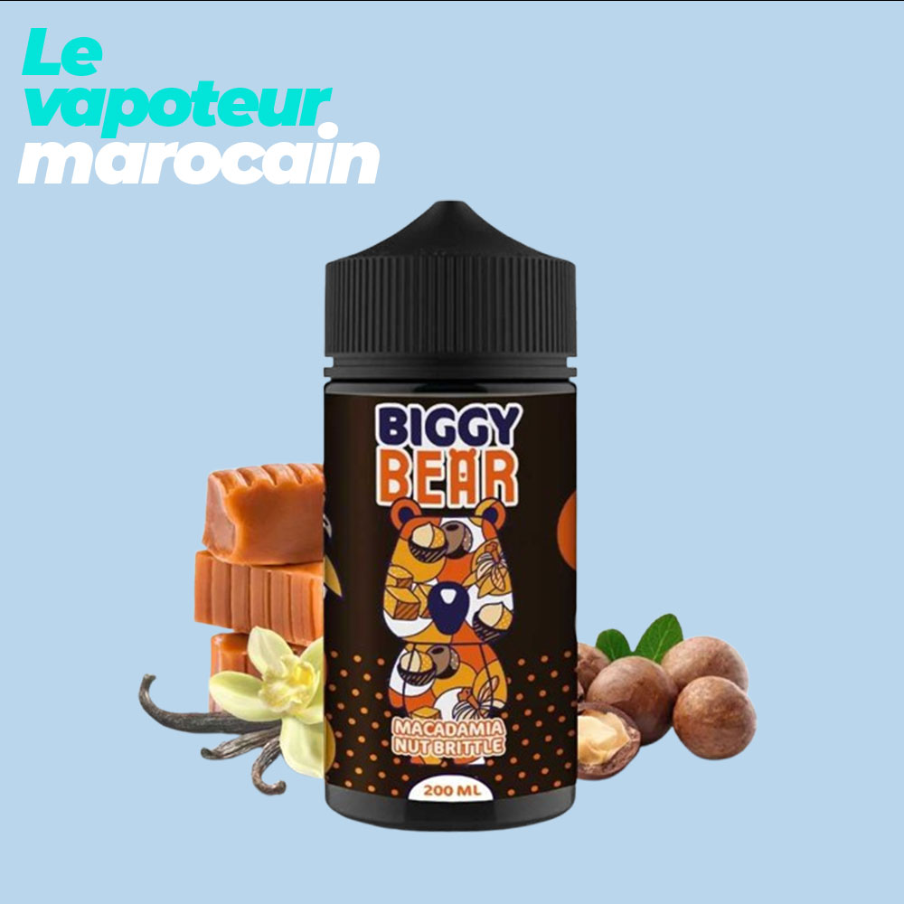 MACADAMIA NUTS BRITTLE 200ML BIGGY BEAR