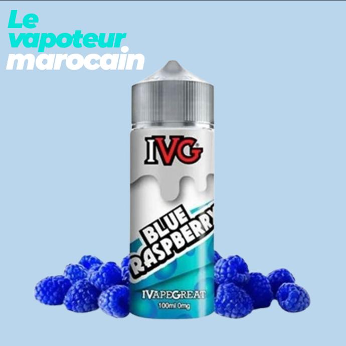 [LIQ/IVG-BLR-100ML] BLUE RASPBERRY 100ML 0MG - IVG