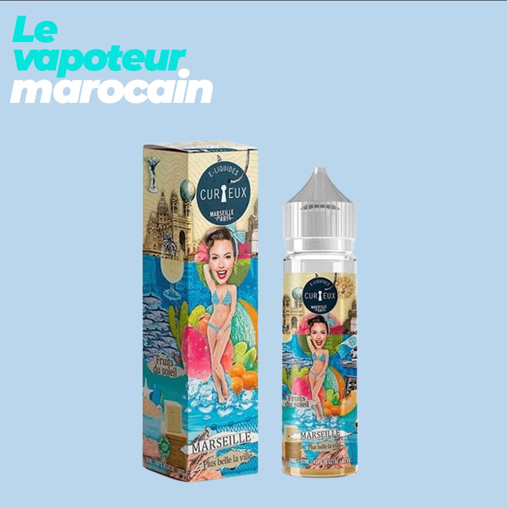 [LIQ/CUR-MAR-50ML] MARSEILLE, PLUS BELLE LA VILLE 50ML 0MG - CURIEUX - ÉDITION HEXAGONE