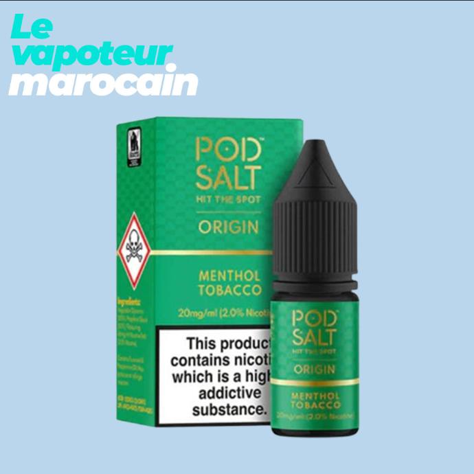 [LIQ/PSH-MET-10ML-20MGS] MENTHOL TOBACCO 10ML - POD SALT HIT THE SPOT