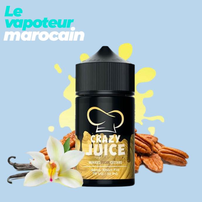 [LIQ/CRJ-MPC-50ML] MUKKIES PECAN CUSTARD 50ML 0MG - CRAZY JUICE 70VG