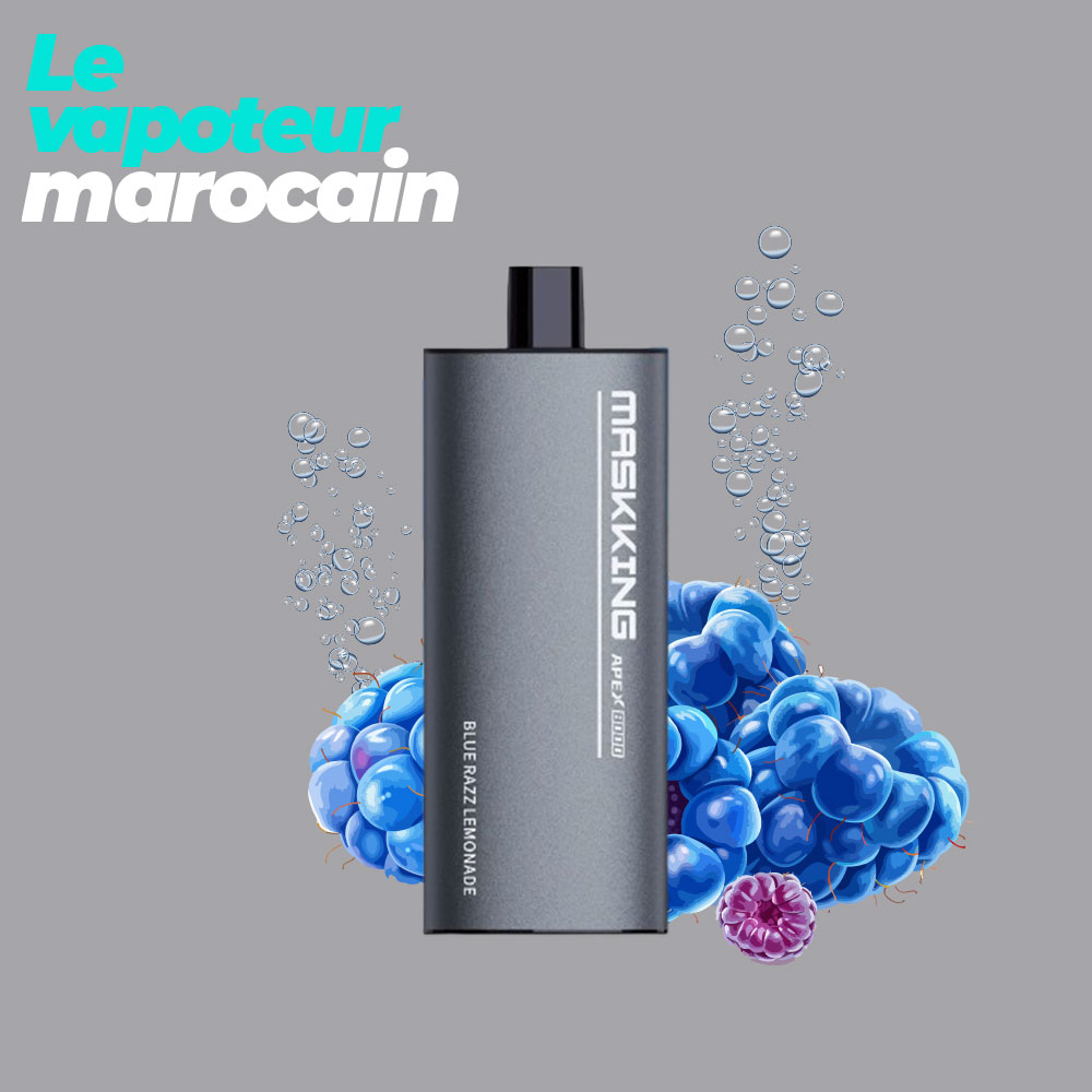 BLUE RAZZ LEMONADE - APEX 8000 BOUFFÉES 2% - MASKKING