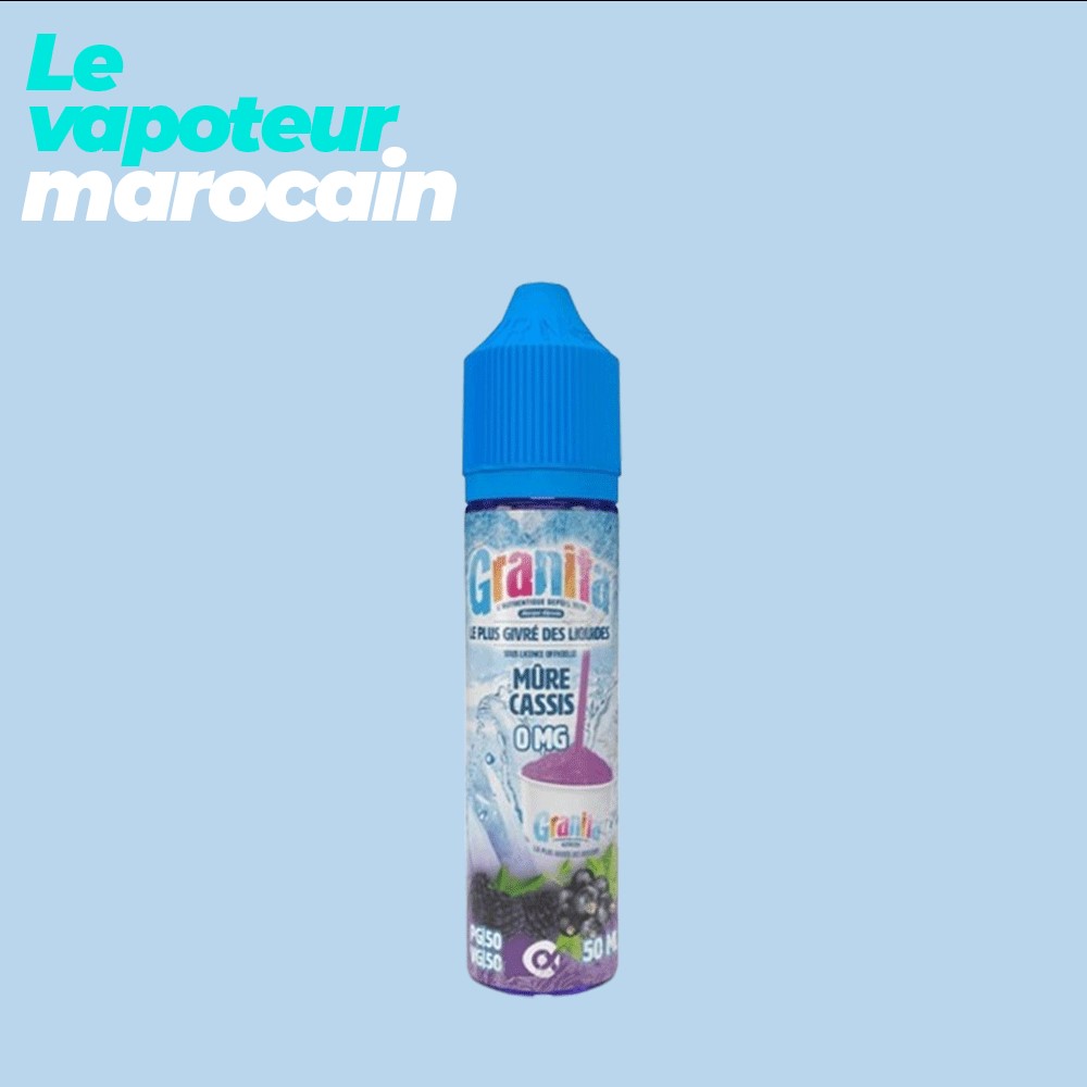 [LIQ/GRA-MUC-50ML] MÛRE CASSIS 50ML 0MG - GRANITA