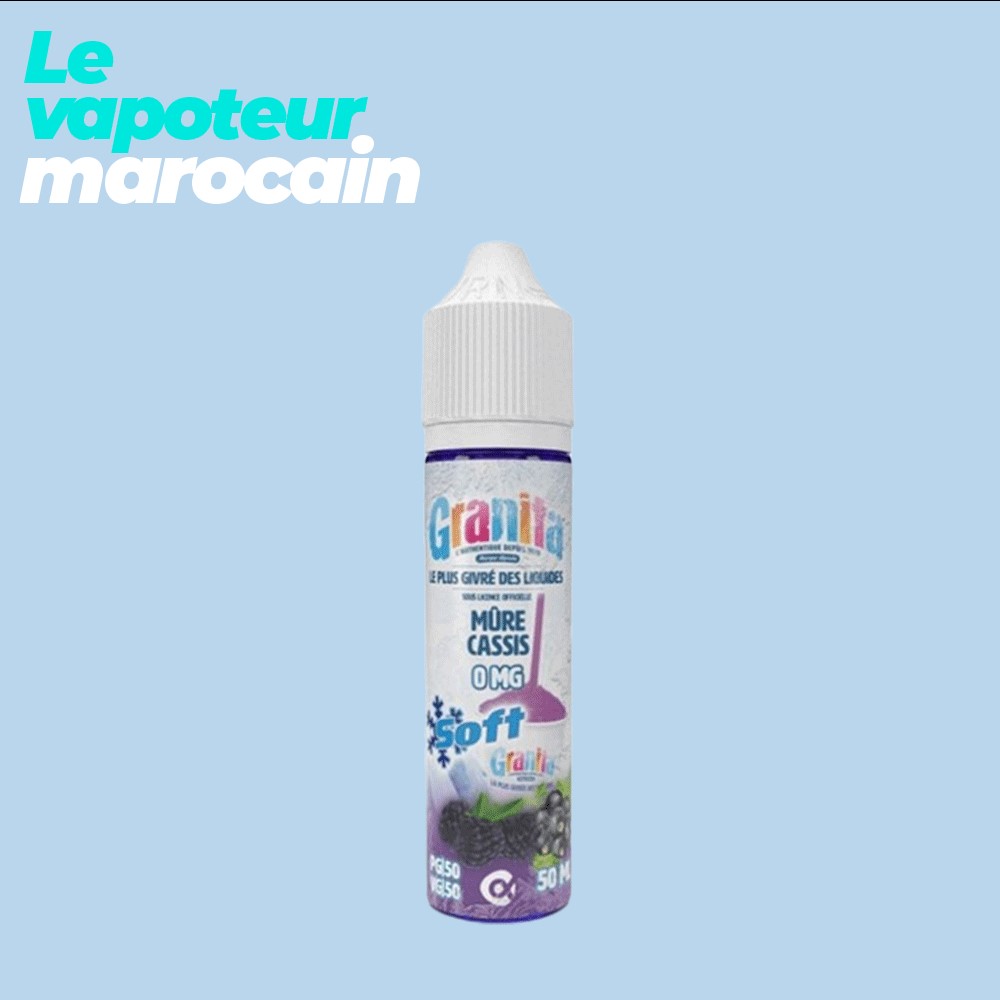 [LIQ/GRS-MUC-50ML] MÛRE CASSIS 50ML 0MG - GRANITA SOFT
