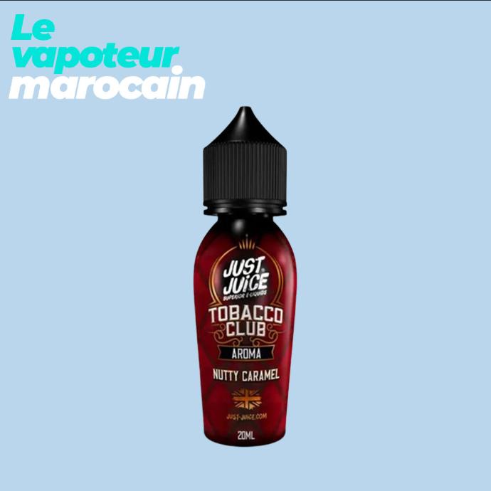 [LIQ/JUJ-NUC-50ML] NUTTY CARAMEL 50ML 0MG - JUST JUICE TOBACCO CLUB