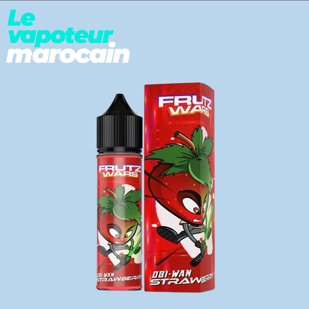 [LIQ/FRW-OWS-50ML] OBI WAN STRAWBERRY 50ML 0MG - FRUTZ WARS