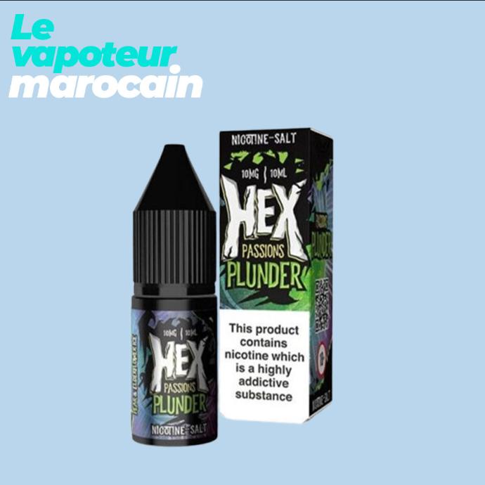 [LIQ/HES-PAP-10ML-20MG] PASSIONS PLUNDER 10ML 20mg sel de nicotine - HEX SALT