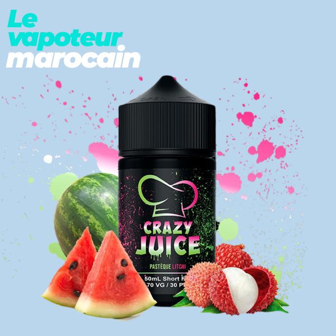 [LIQ/CRJ-PAL-50ML] PASTEQUE LITCHI 50ML 0MG - CRAZY JUICE 70VG